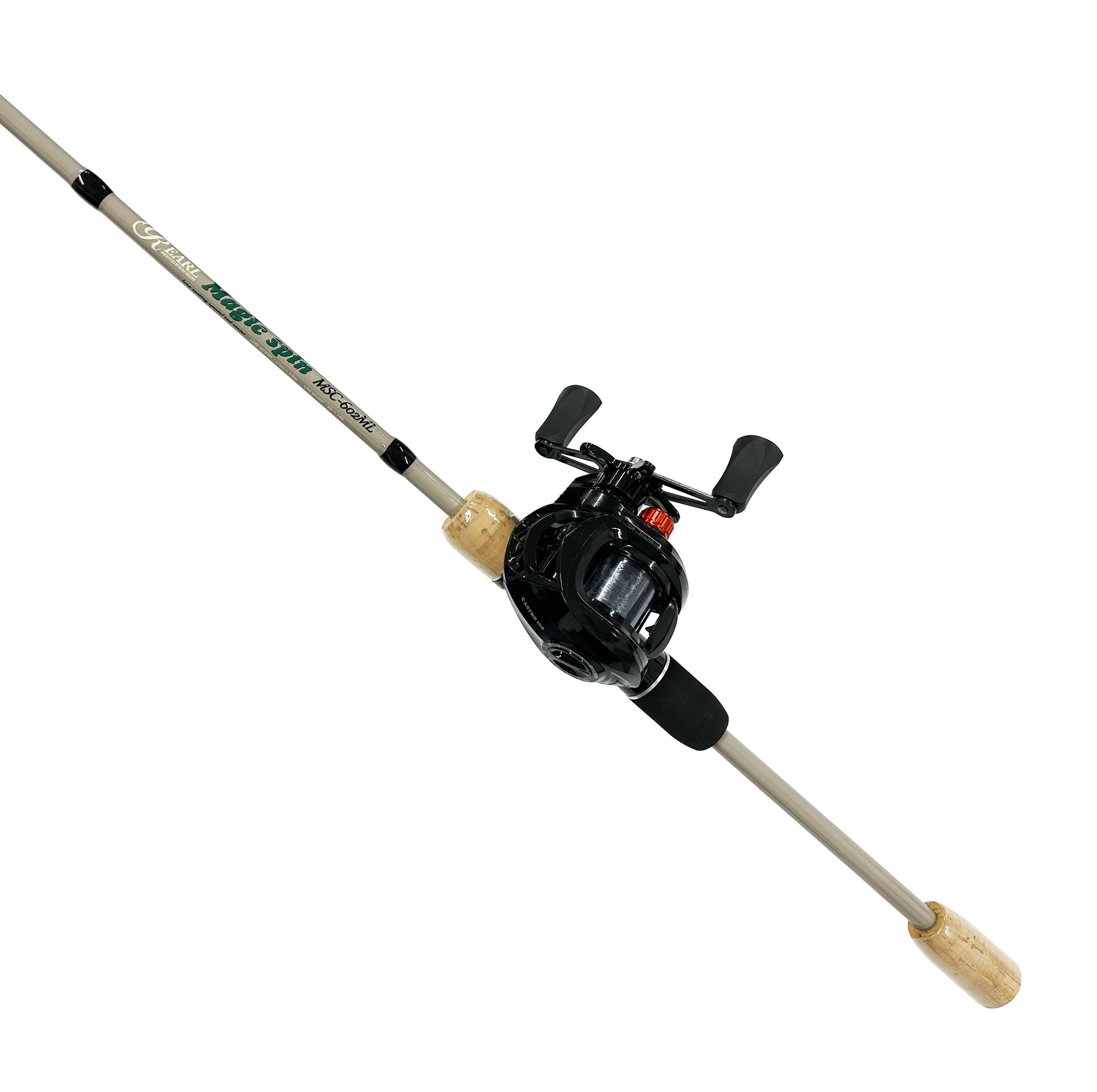 Amazon | ルナヒサノ バスロッド＆リールセット ベイトタイプ ナイロン